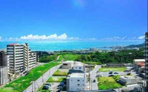 沖縄自宅マンションからの眺望
